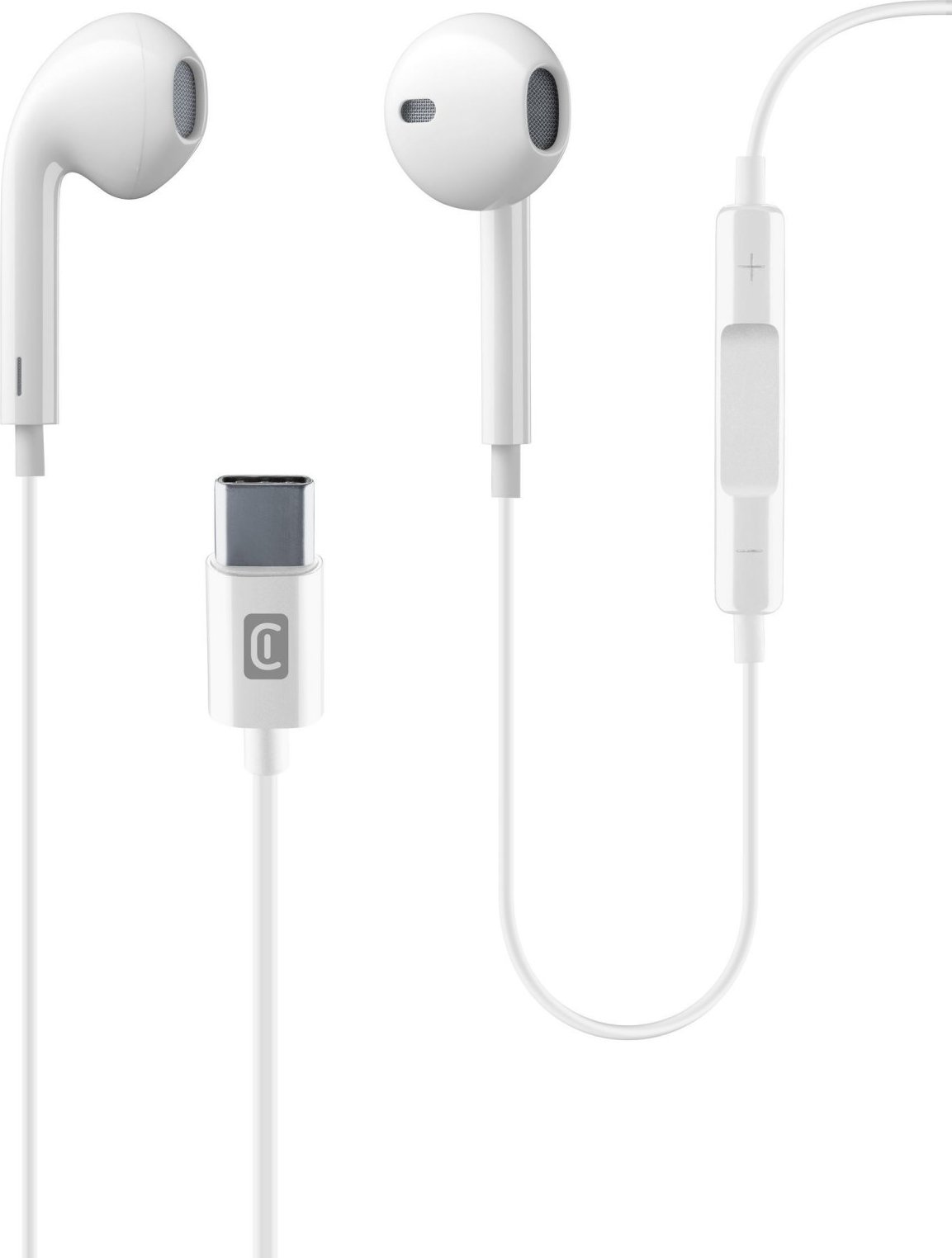 Sluchátka Cellularline ORBIT s konektorem USB-C, bílá