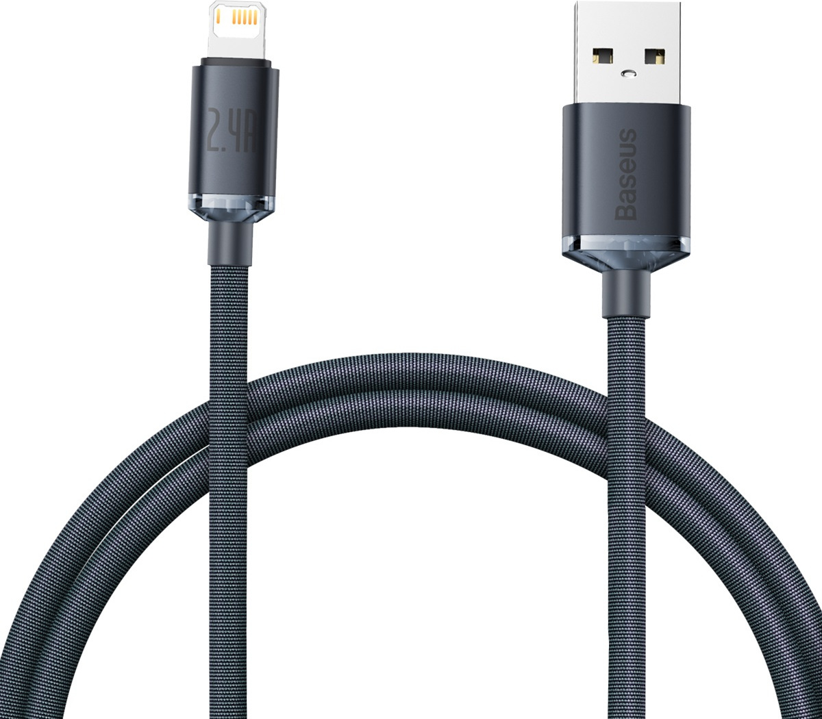 BASEUS CRYSTAL SHINE LIGHTNING CABLE 120CM BLACK