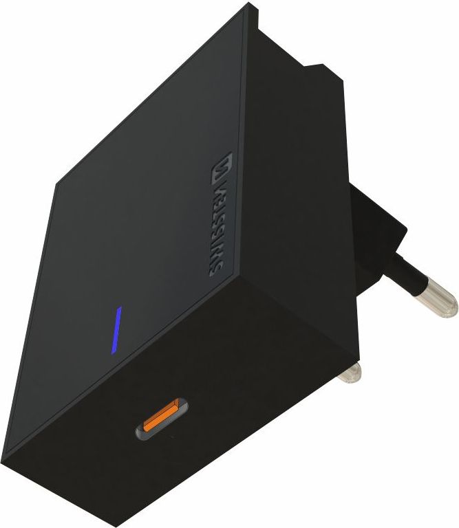 SWISSTEN SÍŤOVÝ ADAPTÉR POWER DELIVERY 3.0 18W ČERNÝ