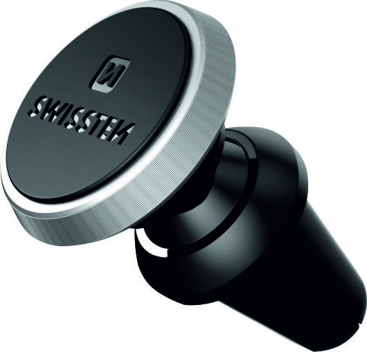 MAGNETICKÝ DRŽÁK DO VENTILACE AUTA SWISSTEN S-GRIP AV-M9 ČERNO-STŘÍBRNÝ