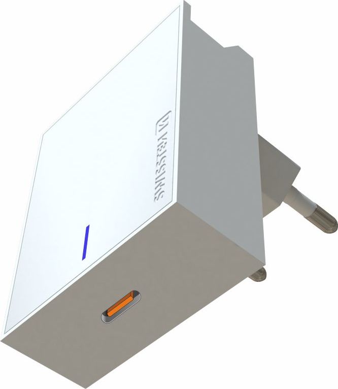SWISSTEN SÍŤOVÝ ADAPTÉR PD3.0 45W BÍLÝ
