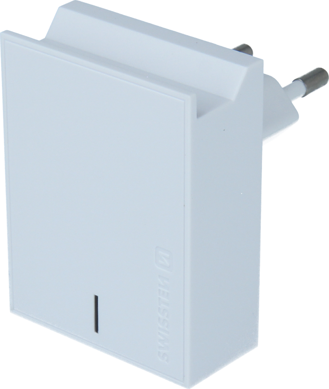 SWISSTEN SÍŤOVÝ ADAPTÉR SMART IC 2x USB 3A POWER BÍLÝ