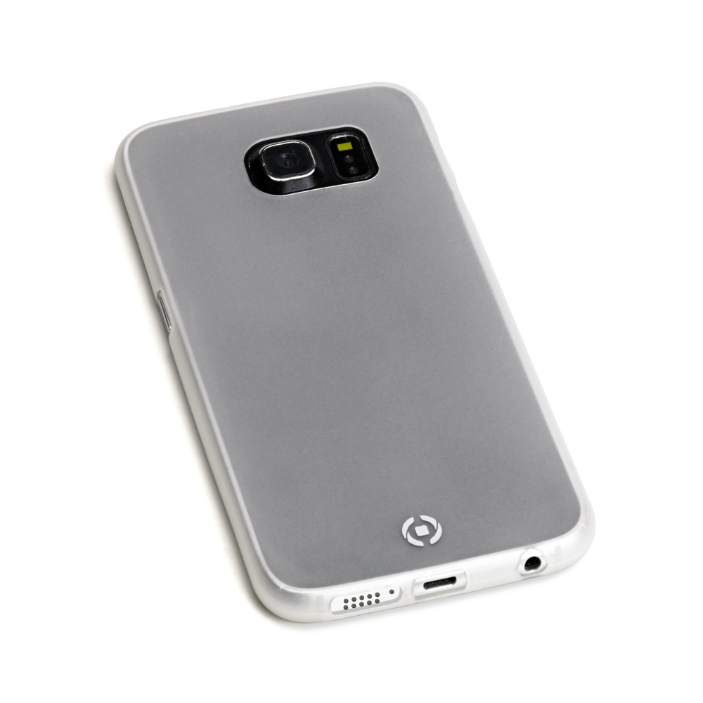 Ultra tenký kryt TPU CELLY Frost pro Samsung Galaxy S6 Edge Plus, 0,29 mm, bílé