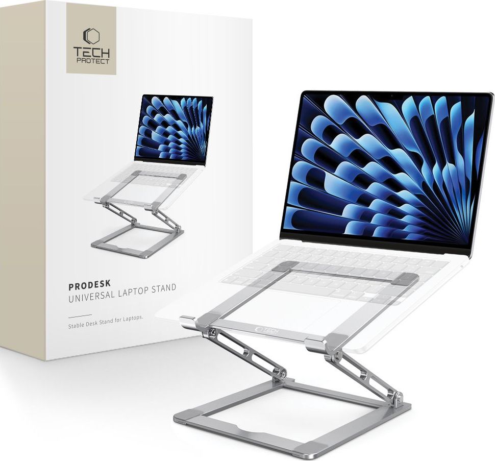 TECH-PROTECT ULS400 PRODESK UNIVERSAL LAPTOP STAND GREY