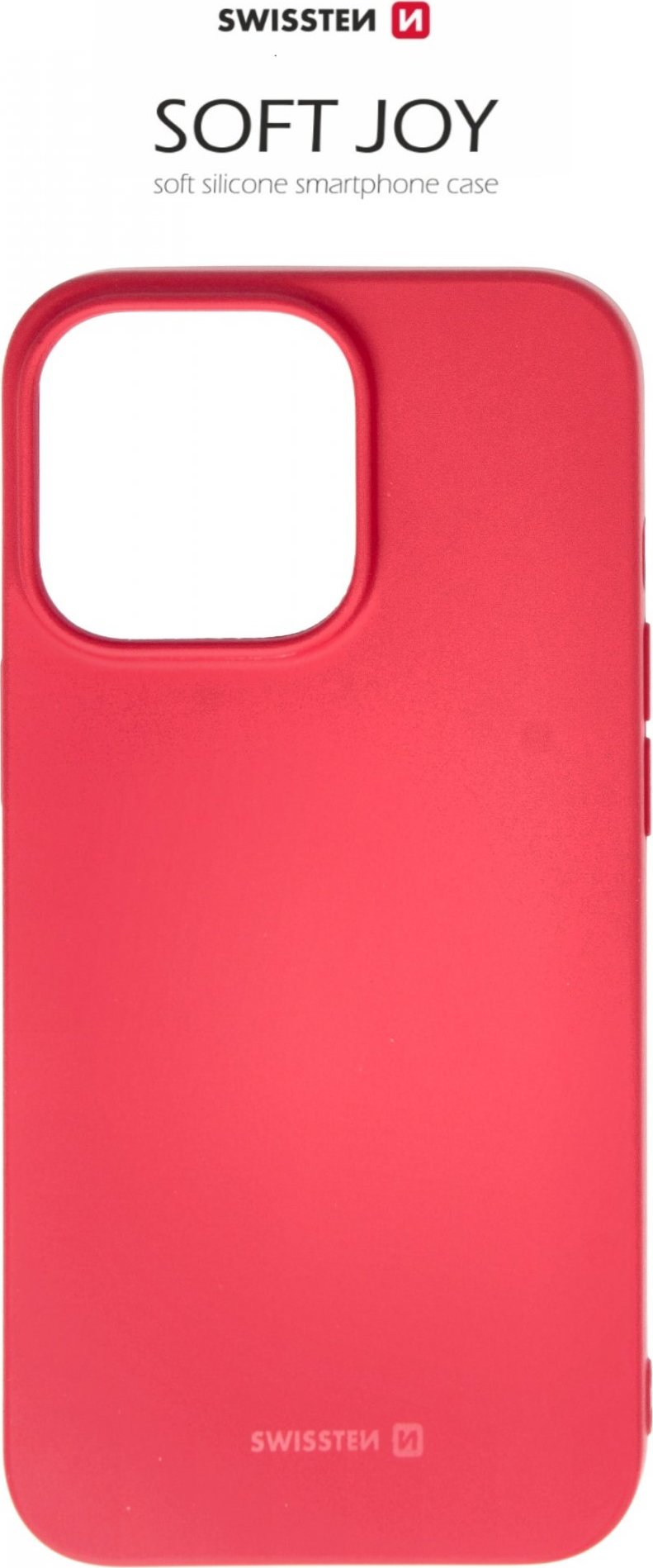 POUZDRO SWISSTEN SOFT JOY PRO APPLE IPHONE 13 PRO ČERVENÉ