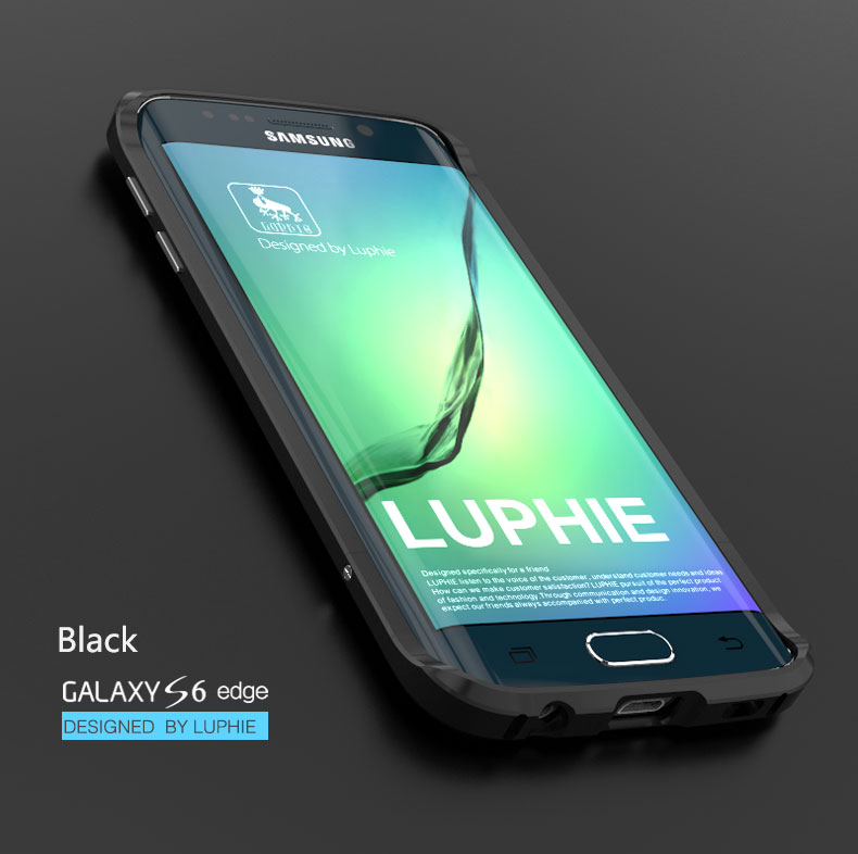Luphie Bumper Blade Sword (3 varianty) pro Samsung Galaxy S6 Edge Barva: Černý