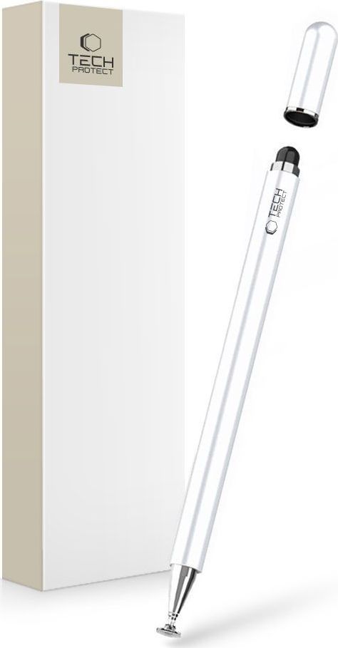 TECH-PROTECT CHARM STYLUS PEN WHITE/SILVER