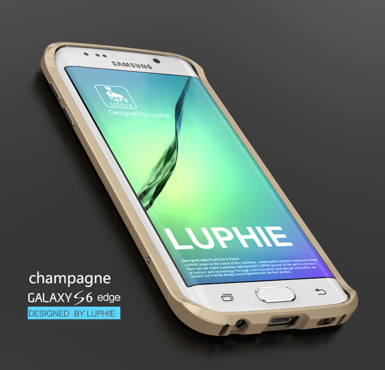 Luphie Bumper Blade Sword (3 varianty) pro Samsung Galaxy S6 Edge PLUS Barva: Zlatý