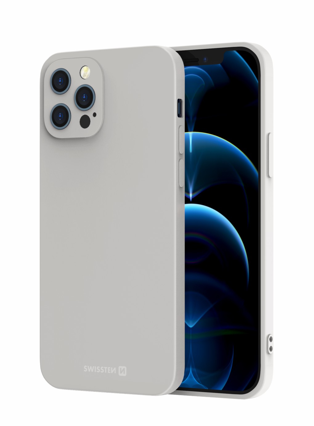 POUZDRO SWISSTEN SOFT JOY PRO APPLE IPHONE 7/8/SE 2020/SE 2022 KAMENNĚ ŠEDÉ