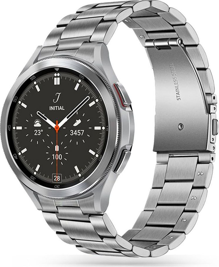 TECH-PROTECT STAINLESS ”2” SAMSUNG GALAXY WATCH 4 / 5 / 5 PRO / 6 / 7 / FE SILVER