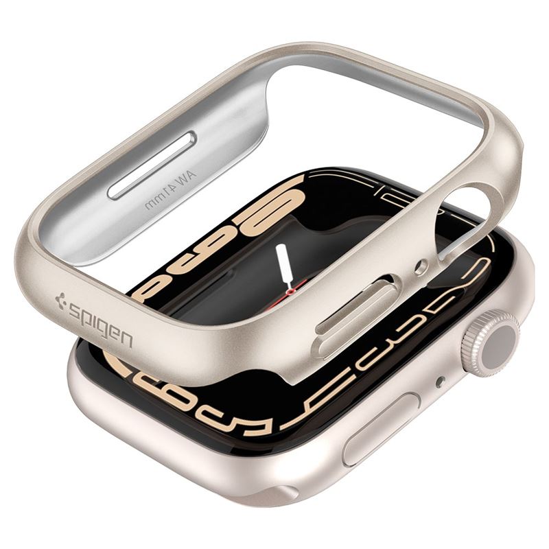 Spigen Thin Fit, starlight - Apple Watch 7 41mm