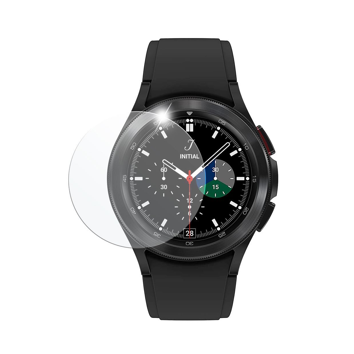 Ochranné tvrzené sklo FIXED pro smartwatch Samsung Galaxy Watch4 Classic 46mm, 2ks v balení, čiré