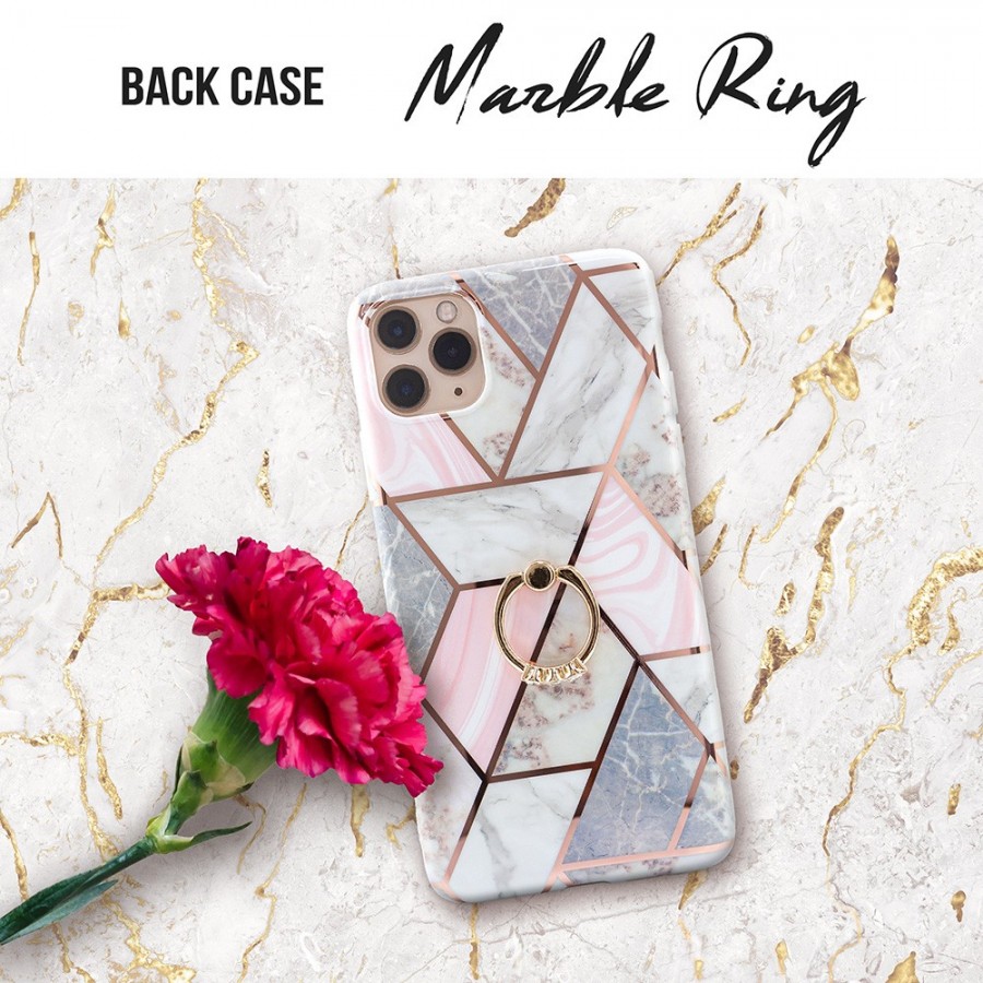 Zadní kryt Clearo MARBLE RING NO.1 pro iPhone 12 Mini