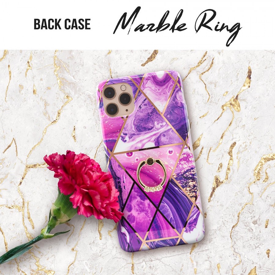 Zadní kryt Clearo MARBLE RING NO.4 pro iPhone 7 / 8 / SE (2020, 2022)