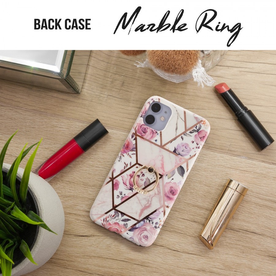 Zadní kryt Clearo MARBLE RING NO.19 pro iPhone 13