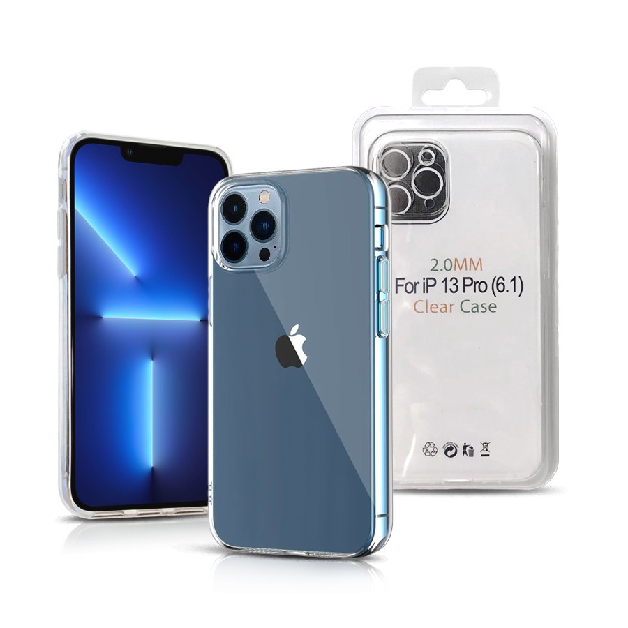 Kryt Clearo Ultra Slim (ultra tenký) - 2mm pro iPhone 13 Pro, čirý