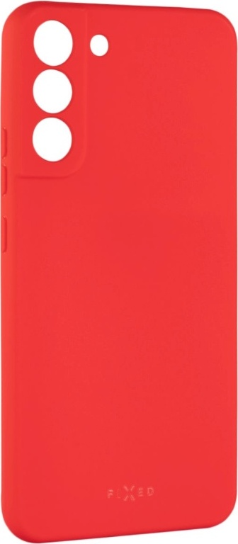 Zadní pogumovaný kryt FIXED Story pro Samsung Galaxy S22+ 5G, červený