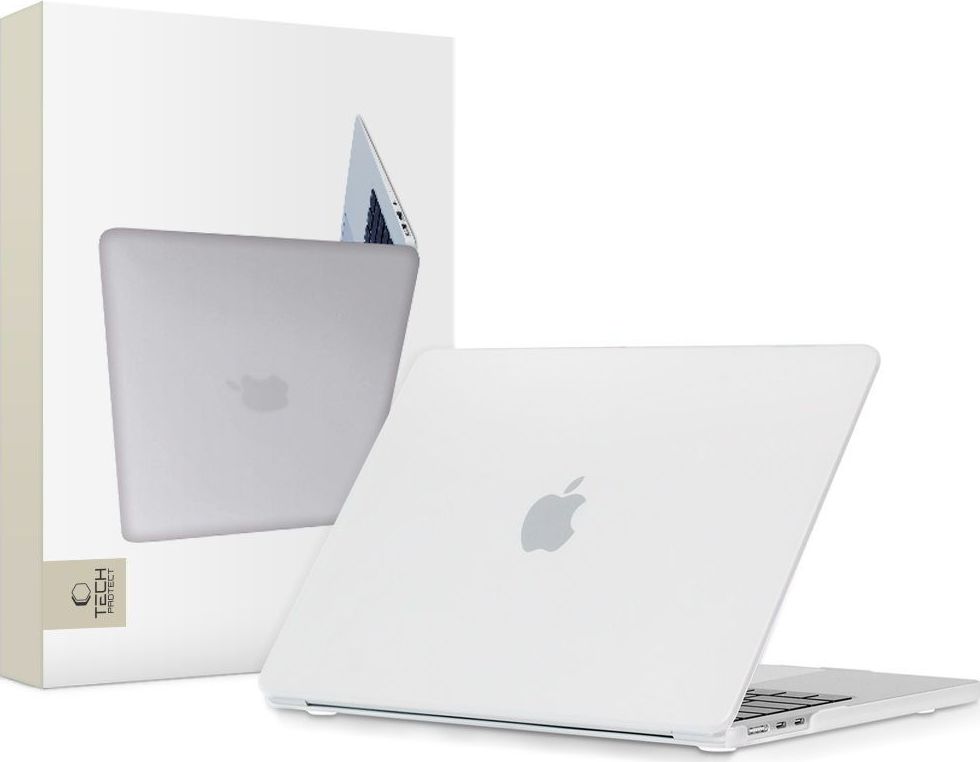TECH-PROTECT SMARTSHELL MACBOOK AIR 13 M2 / M3 / M4 / 2023-2025 MATTE CLEAR