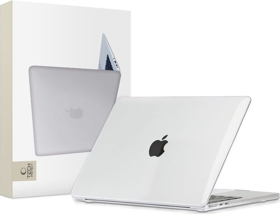 TECH-PROTECT SMARTSHELL MACBOOK AIR 13 M2 / M3 / M4 / 2023-2025 CRYSTAL CLEAR