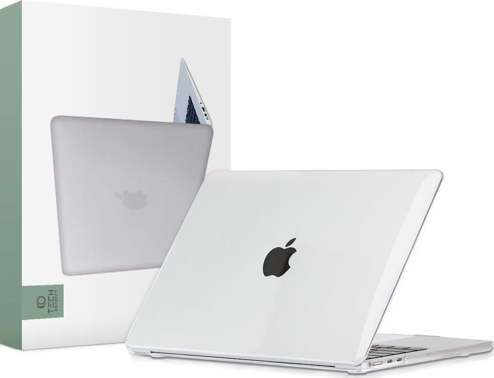 TECH-PROTECT SMARTSHELL MACBOOK AIR 13 M2 / M3 / 2022-2024 CRYSTAL CLEAR