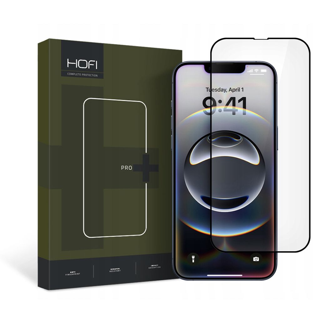 Tvrzené sklo HOFI GLASS PRO+ IPHONE 13 / 13 PRO / 14 / 16E BLACK