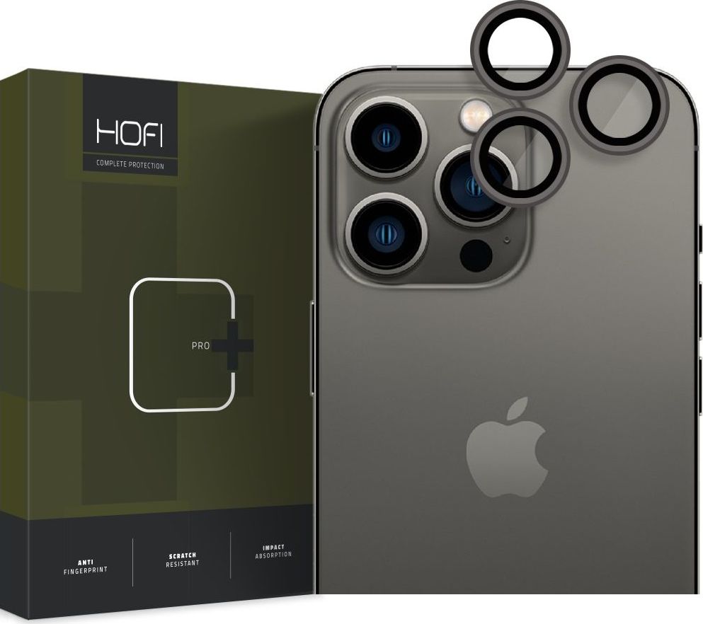 OCHRANNÉ SKLO NA ČOČKU FOTOAPARÁTU HOFI CAMRING PRO+ IPHONE 14 PRO / 14 PRO MAX BLACK