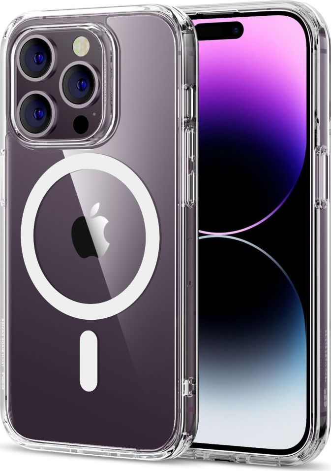 Kryt ESR Classic Hybrid pro iPhone 14 Pro Max, Magsafe (čiré)