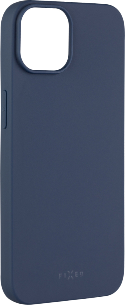 Zadní pogumovaný kryt FIXED Story pro Apple iPhone 14, modrý