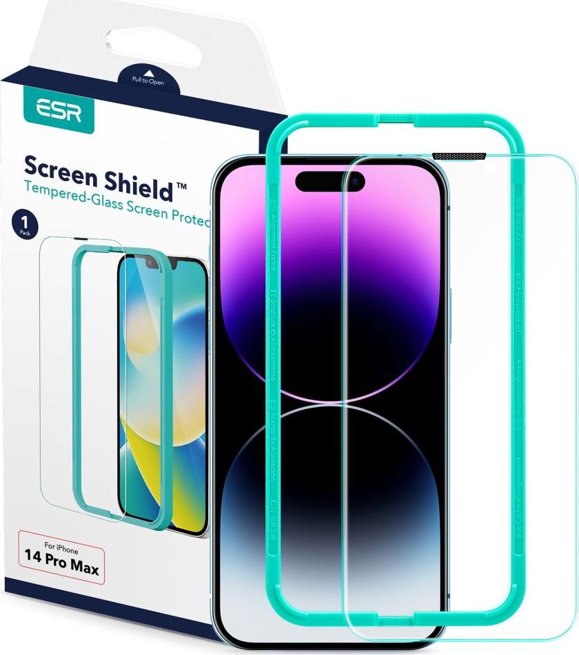 Tvrzené sklo ESR SCREEN SHIELD pro iPhone 14 Pro Max 1ks. (CLEAR)