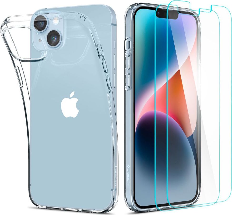 SPIGEN CRYSTAL PACK IPHONE 14 PLUS / 15 PLUS CRYSTAL CLEAR