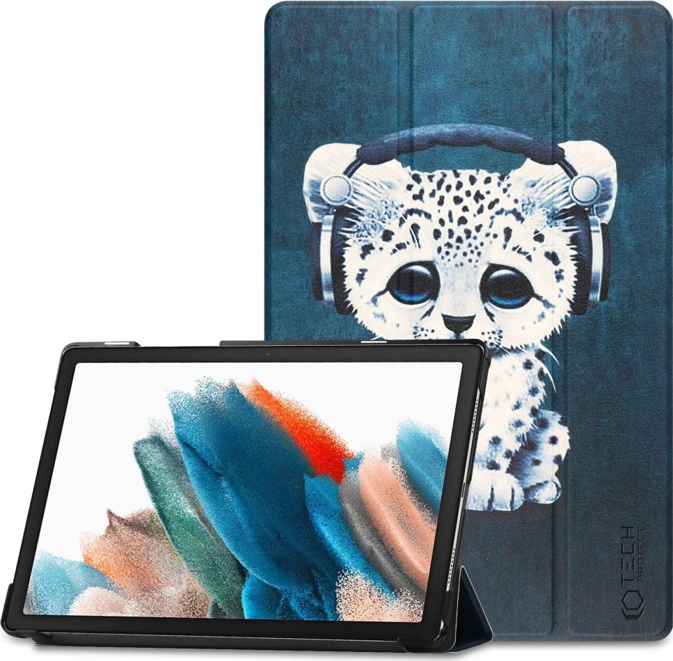 TECH-PROTECT SMARTCASE GALAXY TAB A8 10.5 X200 / X205 SAD CAT