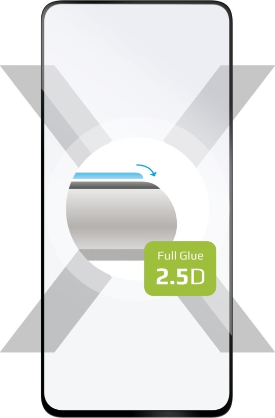 Ochranné tvrzené sklo FIXED Full-Cover pro Samsung Galaxy S21 FE 5G, černé