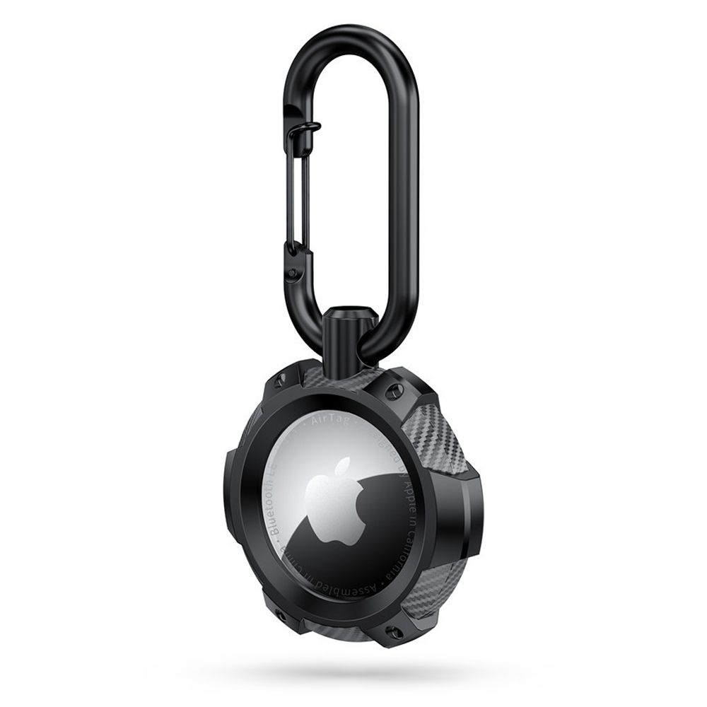 TECH-PROTECT TPUCARBON APPLE AIRTAG 1 / 2 BLACK