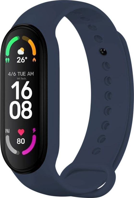 Silikonový řemínek FIXED Silicone Strap pro Xiaomi Band 7/ Mi Band 6/ Mi Band 5, modrý