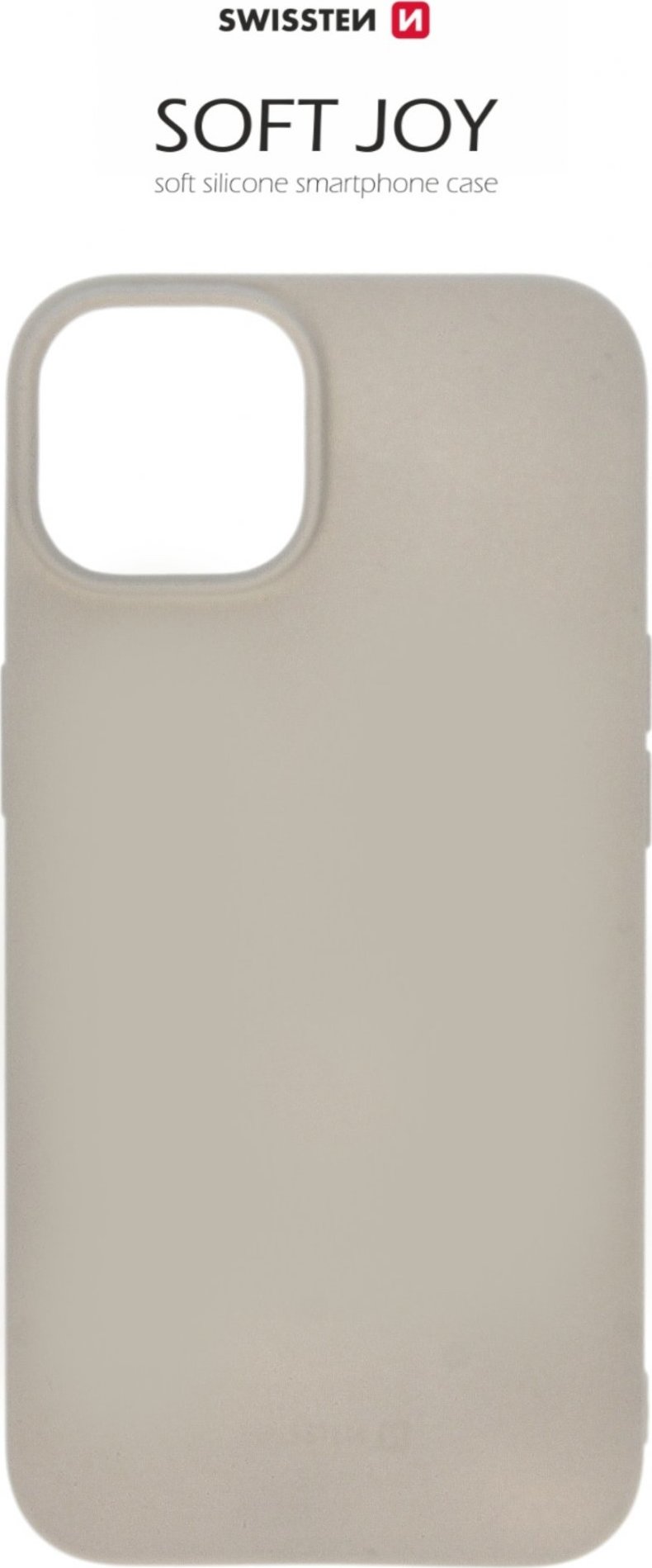 POUZDRO SWISSTEN SOFT JOY PRO APPLE IPHONE 14 KAMENNĚ ŠEDÉ