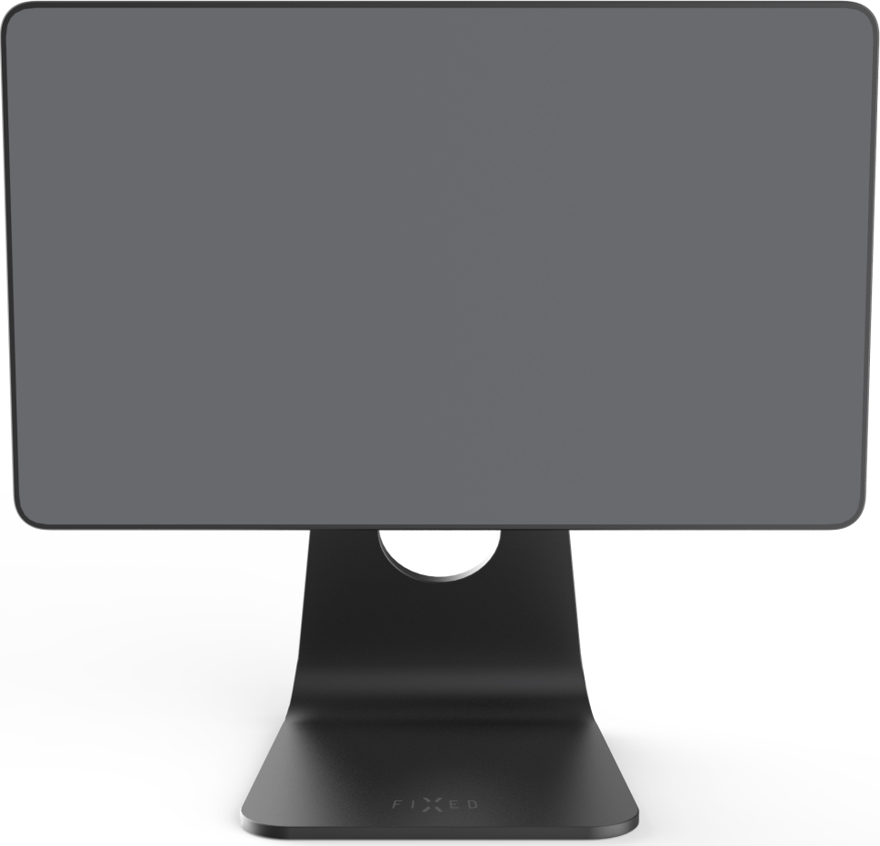 Levně Hliníkový magnetický stojánek FIXED Frame pro Apple iPad Pro 12.9" (2018-2022) a iPad Air 13" (M2), space gray