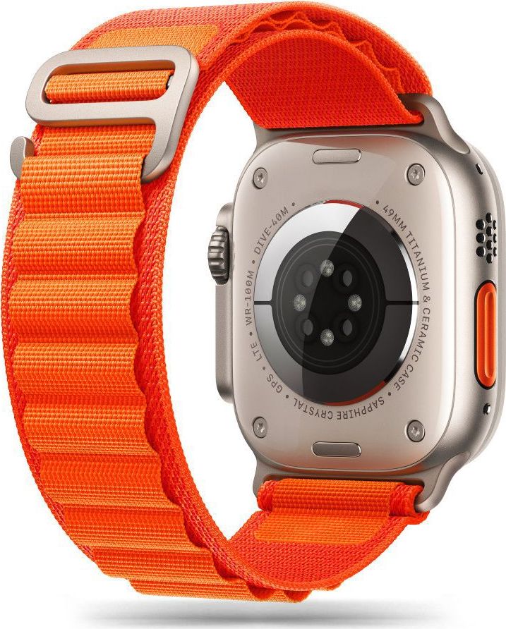 TECH-PROTECT NYLON PRO APPLE WATCH 6 / 7 / 8 / 9 / 10 / SE / ULTRA 1 / 2 (44 / 45 / 46 / 49 MM) ORANGE