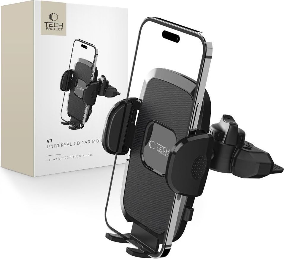 TECH-PROTECT V3 UNIVERSAL CD CAR MOUNT BLACK