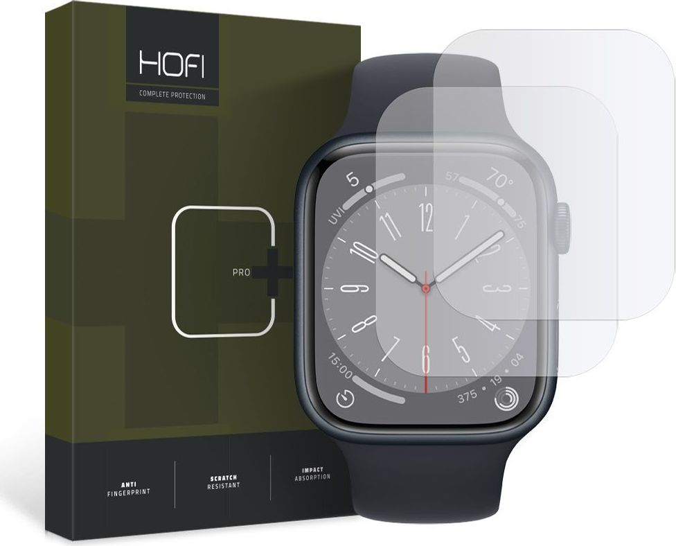 Hydrogelová fólie HOFI HYDROFLEX PRO+ 2-PACK APPLE WATCH 4 / 5 / 6 / 7 / 8 / SE (44 / 45 MM) CLEAR