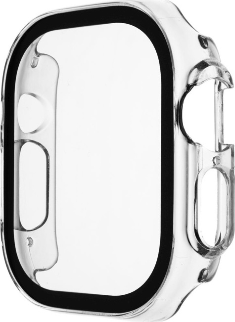 Ochranné pouzdro FIXED Pure s temperovaným sklem pro Apple Watch Ultra 49mm/Ultra 2 49mm, čiré