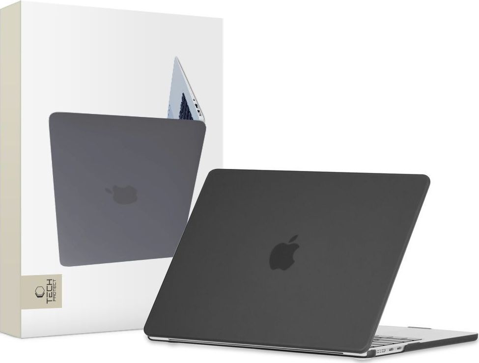 TECH-PROTECT SMARTSHELL MACBOOK AIR 13 M2 / M3 / M4 / 2023-2025 MATTE BLACK