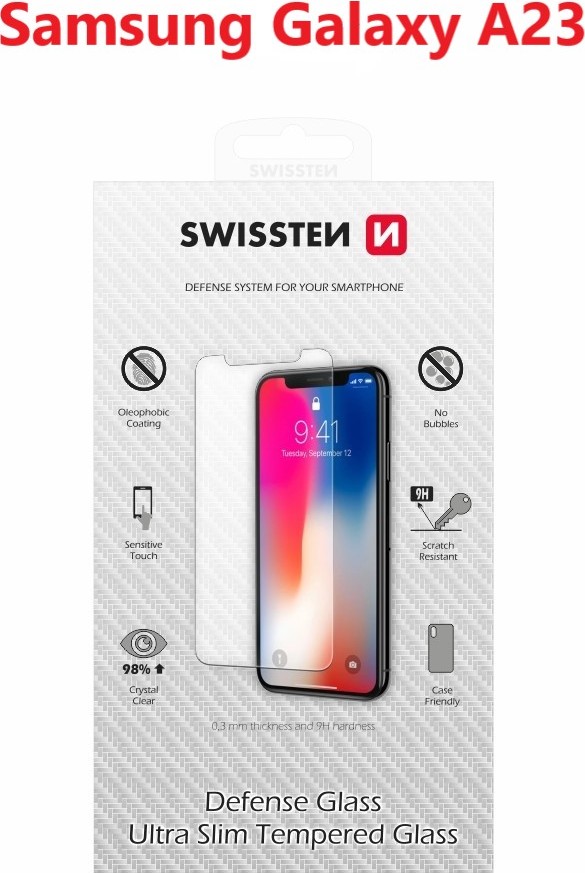 OCHRANNÉ TEMPEROVANÉ SKLO SWISSTEN PRO SAMSUNG A235 GALAXY A23 RE 2,5D