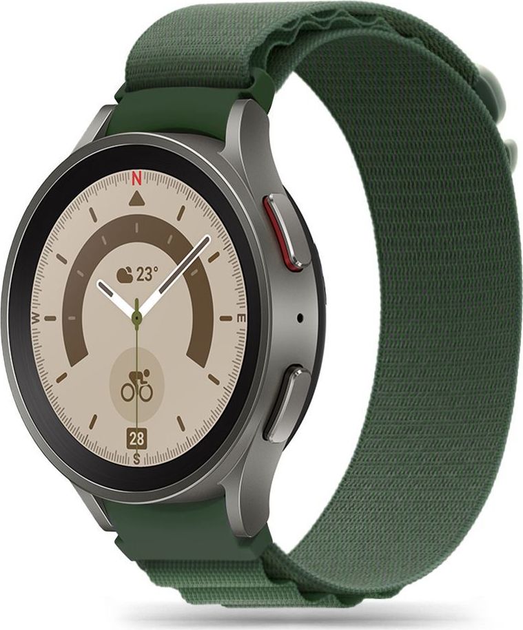 TECH-PROTECT NYLON PRO SAMSUNG GALAXY WATCH 4 / 5 / 5 PRO / 6 / 7 / FE MILITARY GREEN