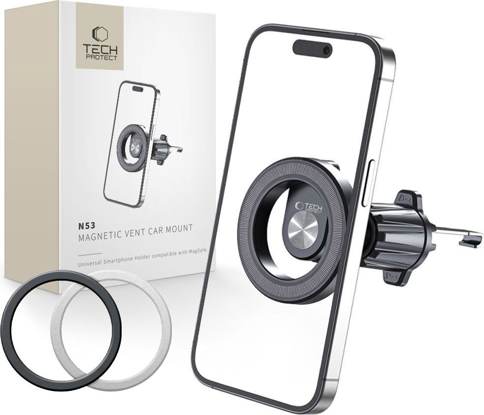 Držák do auta TECH-PROTECT N53 MAGNETIC MAGSAFE VENT CAR MOUNT, BLACK