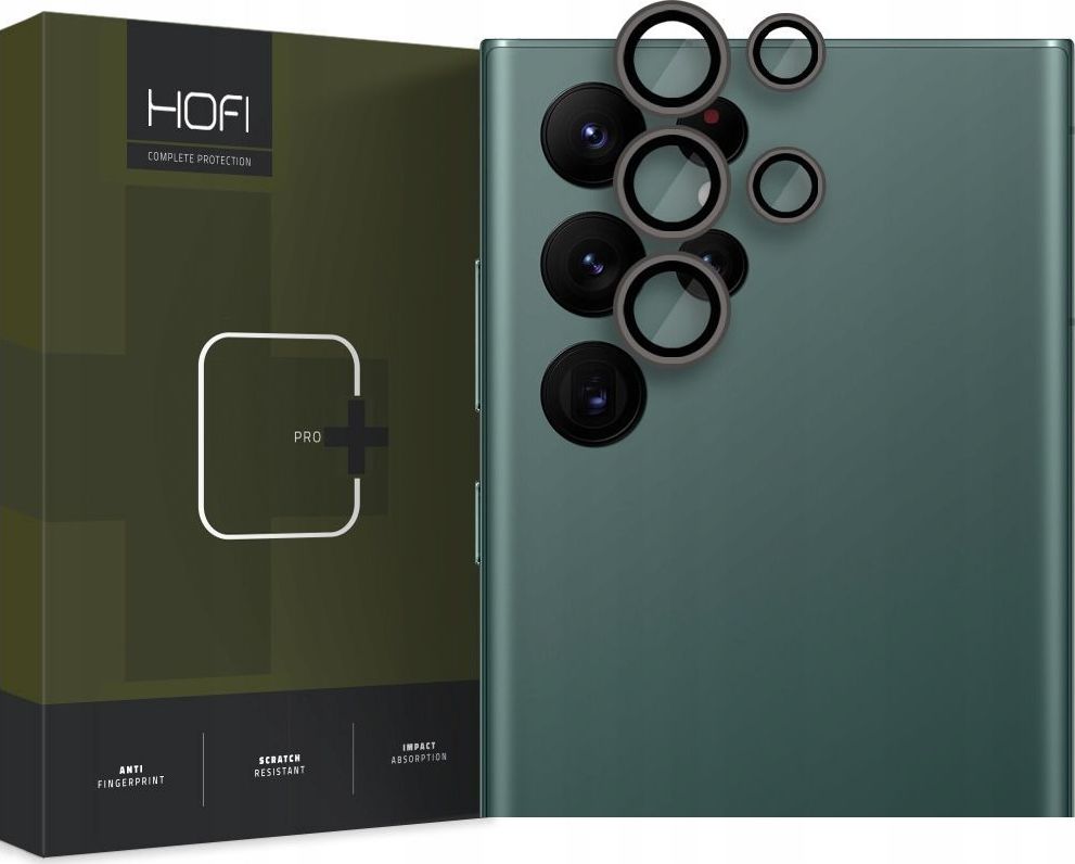 Ochranné sklo na čočku fotoaparátu HOFI CAMRING PRO+ GALAXY S23 ULTRA BLACK