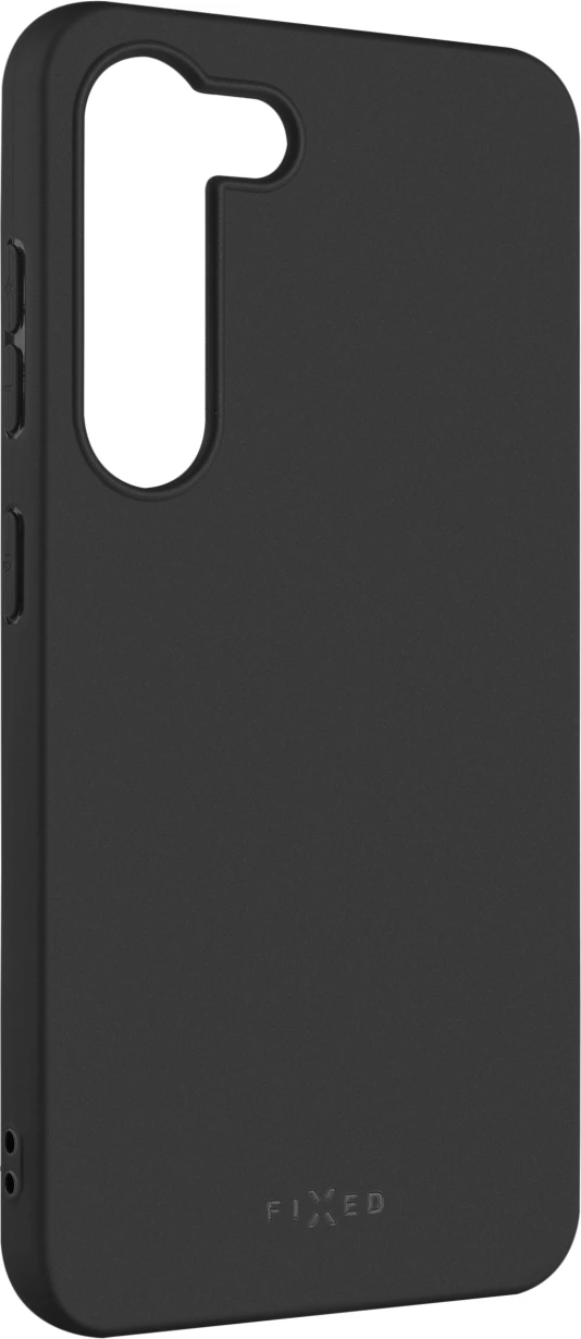 Zadní pogumovaný kryt FIXED Story pro Samsung Galaxy S23, černý