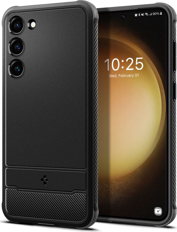 SPIGEN RUGGED ARMOR GALAXY S23 MATTE BLACK