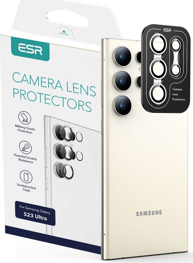 Ochranné sklo na čočky fotoaparátu ESR CAMERA PROTECTOR GALAXY S23 ULTRA CLEAR