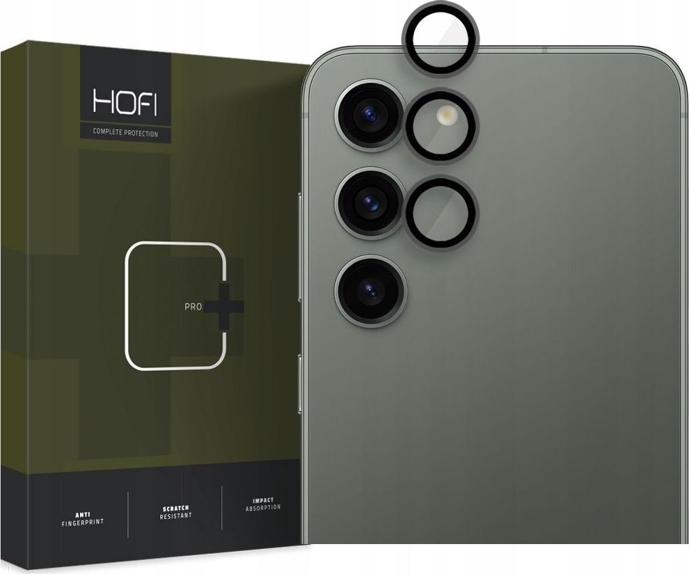 Kryt čočky kamery HOFI CAMRING PRO+ GALAXY S23 / S23+ PLUS BLACK