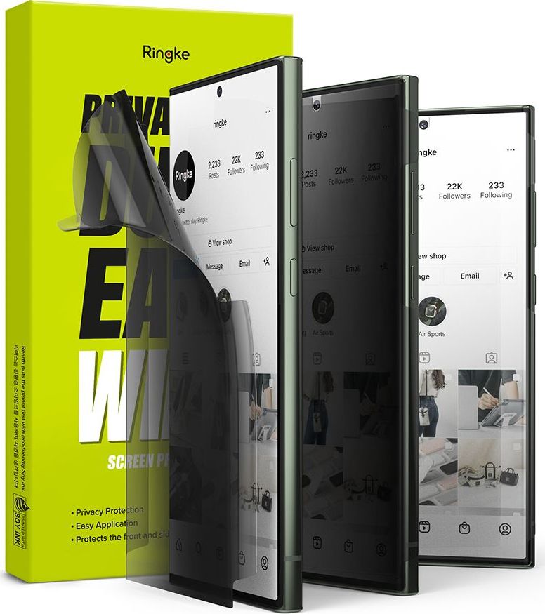Ochranná fólie RINGKE DUAL EASY GALAXY S23 ULTRA PRIVACY